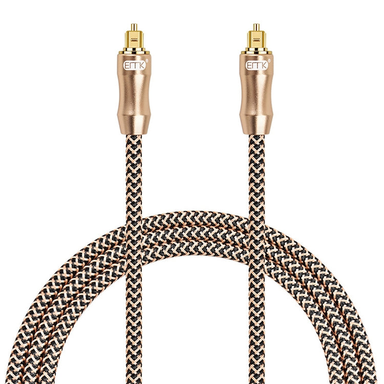 EMK Gold-plated TV Digital Audio Optical Fiber Connecting Cable, 0.5m, 1m, 1.5m, 2m, 3m, 5m, 8m, 10m, 15m, 20m, 25m, 30m