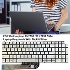 US Version Backlight Laptop Keyboard, For Dell Inspiron 15 7590 / 7791 / 5584