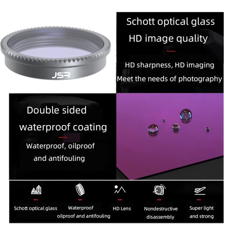 JSR LS Series Camera Lens Filter, For Insta360 GO 2 / GO 3 MRC UV, For Insta360 GO 2 / GO 3 CPL, For Insta360 GO 2 / GO 3 ND4, For Insta360 GO 2 / GO 3 ND8, For Insta360 GO 2 / GO 3 ND16, For Insta360 GO 2 / GO 3 ND32, For Insta360 GO 2 / GO 3 ND64    ...