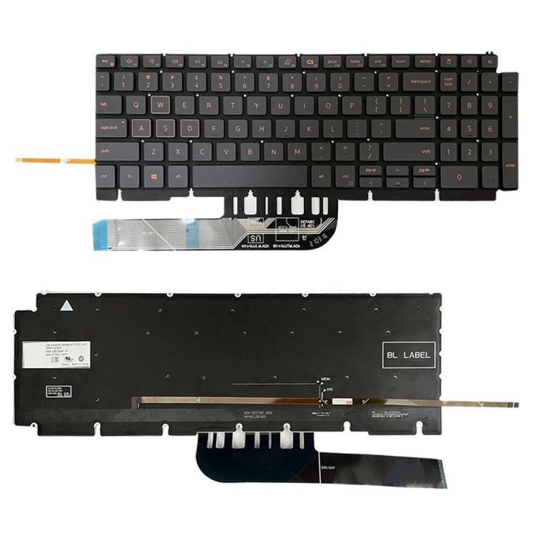 Spanish Version Backlight Laptop Keyboard, For Dell Latitude 7400 3400 5400 7410 5401