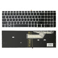 Silver Frame US Version Laptop Backlight Keyboard, For HP ProBook 650 G4