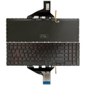 Red US Version Laptop Backlight Keyboard, For HP 15-DC / 15-DH