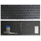 Grey Frame US Version Laptop Backlight Keyboard, For HP Zbook Studio G3
