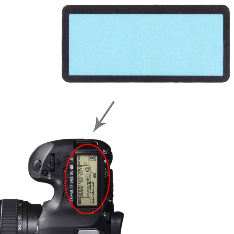 Top Cover Shoulder LCD Outer Lens, For Canon EOS 5D Mark IV, For Canon EOS 6D Mark II, For Canon EOS 5Ds R, For Canon EOS 5Ds, For Canon EOS 760D, For Canon EOS 750D, For Canon 70D, For Canon EOS 6D, For Canon EOS 60D, For Canon EOS 7D                 ...