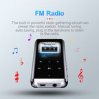 JNN M13 1.8 Inch LCD Screen Touch HiFi MP3 Player, 4GB, 8GB, 16GB, 32GB, 64GB