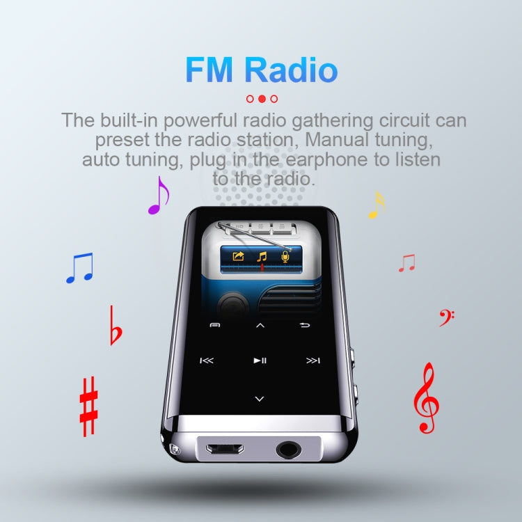 JNN M13 1.8 Inch LCD Screen Touch HiFi MP3 Player, 4GB, 8GB, 16GB, 32GB, 64GB