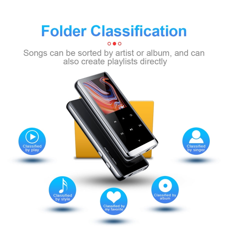 JNN M13 1.8 Inch LCD Screen Touch HiFi MP3 Player, 4GB, 8GB, 16GB, 32GB, 64GB