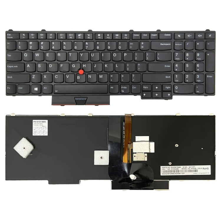 US Version Laptop Keyboard, For Lenovo ThinkPad L15 20U3 20U4 20U7 20U8, For Lenovo IdeaPad 710S-13IKB 710S-13ISK, For Lenovo IBM ThinkPad E570 E575, For Lenovo ThinkPad P50 P51 P70 P71, For Lenovo Yoga 500-15IBD, For Lenovo T480S E480 E485 L480 T490  ...