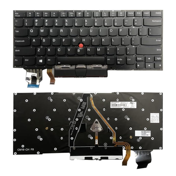 US Version Backlight Laptop Keyboard, For Lenovo Yoga 730-13IKB / 730-13IWL, For Lenovo IdeaPad 330-15ICH 330-15ICN, For Lenovo X1C 2019, For Lenovo Thinkpad E15, For Lenovo Thinkpad E14 GEN 1 2, For Lenovo P51S P52S T570 T580                          ...