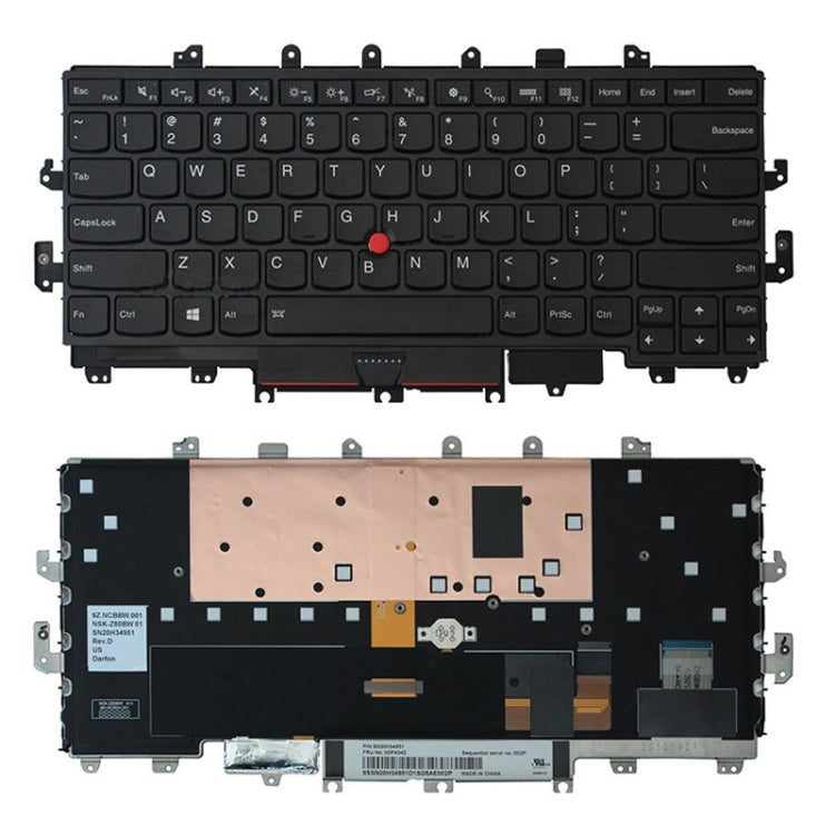 US Version Backlight Laptop Keyboard, For Lenovo Yoga 730-13IKB / 730-13IWL, For Lenovo IdeaPad 330-15ICH 330-15ICN, For Lenovo X1C 2019, For Lenovo Thinkpad E15, For Lenovo Thinkpad E14 GEN 1 2, For Lenovo P51S P52S T570 T580                          ...