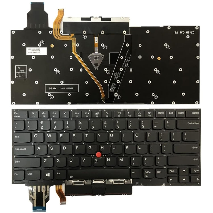 US Version Backlight Laptop Keyboard, For Lenovo Yoga 730-13IKB / 730-13IWL, For Lenovo IdeaPad 330-15ICH 330-15ICN, For Lenovo X1C 2019, For Lenovo Thinkpad E15, For Lenovo Thinkpad E14 GEN 1 2, For Lenovo P51S P52S T570 T580                          ...
