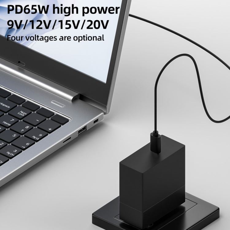 3.0 x 1.1mm DC Power to Type-C Adapter Cable, 9V, 12V, 15V, 20V