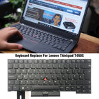 UK Version Laptop Keyboard, For Lenovo Thinkpad T490S 20NX 20NY