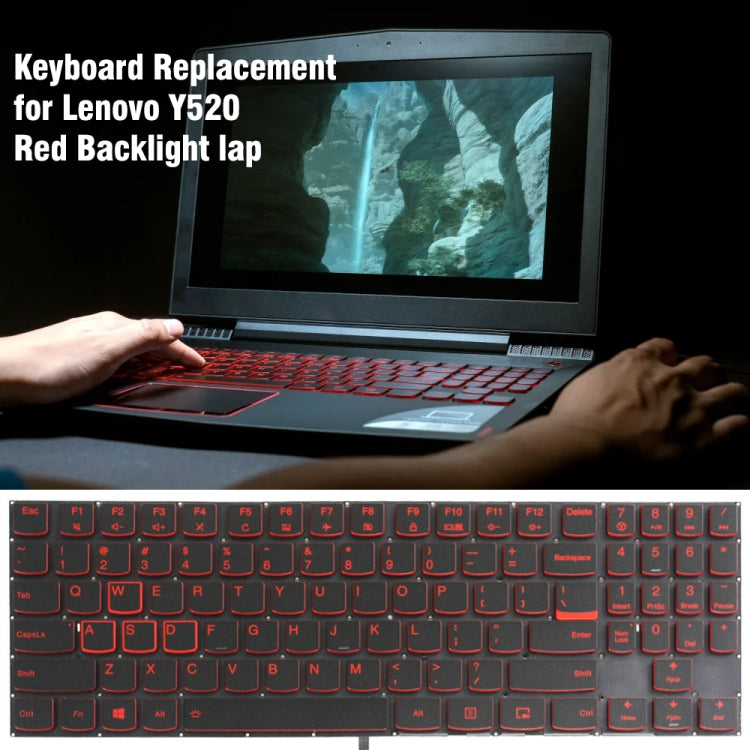 US Version Backlight Laptop Keyboard, For Lenovo Y520