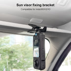 Car Sun Visor Bracket, Type A Action Camera Mount, Type B Action Camera Mount, Type A Phone Clamp Mount, Type B Phone Clamp Mount