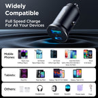 JOYROOM JR-CCN05 30W PD+QC3.0 Mini Metal Car Charger, JR-CCN05