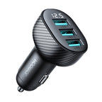 JOYROOM JR-CCD03 3.4A 3 x USB Ports Digital Display Car Charger, JR-CCD03