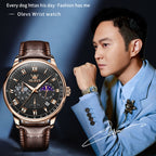 OLEVS 2893 Men Multifunctional Business Quartz Watch