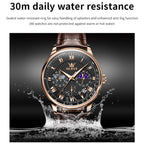 OLEVS 2893 Men Multifunctional Business Quartz Watch