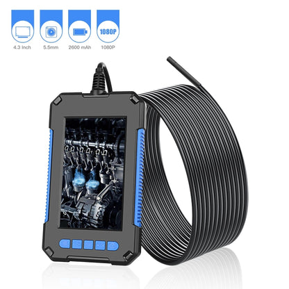 P40 5.5mm HD Blue Waterproof Portable Integrated Hand-held Vertical Screen Industry Endoscope, 2m, 5m, 10m