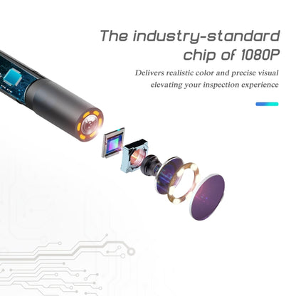 P40 5.5mm HD Blue Waterproof Portable Integrated Hand-held Vertical Screen Industry Endoscope, 2m, 5m, 10m
