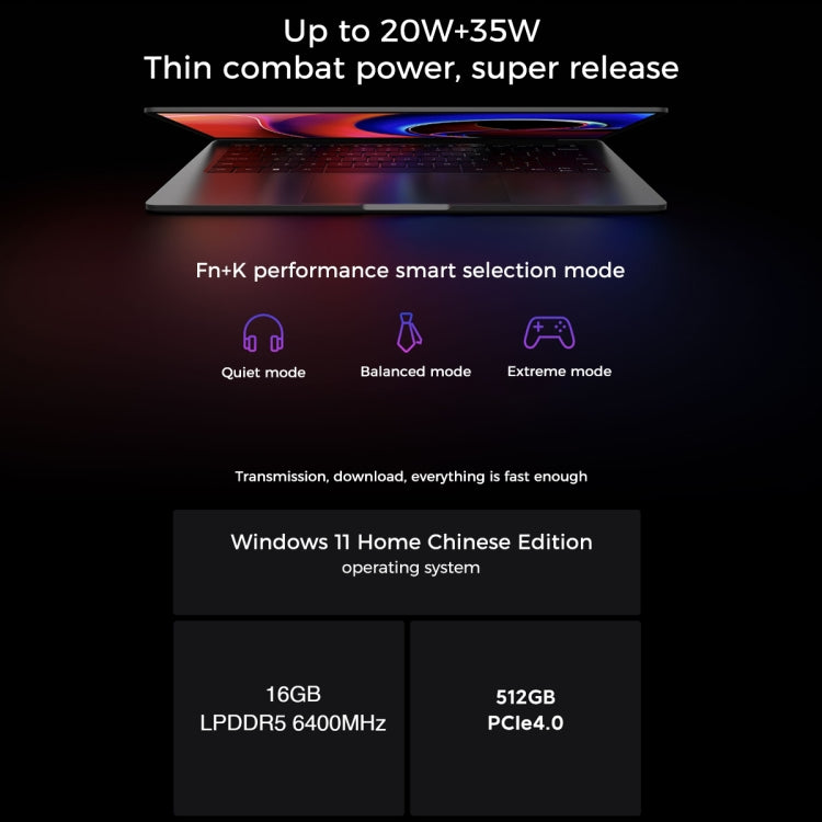 Xiaomi RedmiBook Pro 14 inch Laptop 2022, Windows 11 Home Chinese Version, AMD Ryzen 7 6800H Octa Core, R7-6800H