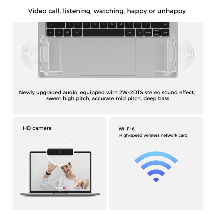 Xiaomi RedmiBook Pro 15 Laptop 2022 15.6 inch, Windows 11 Home Chinese Version, AMD Ryzen 5 6600H Hexa Core RTX2050 Discrete Graphics, R5-6600H RTX2050