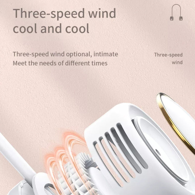 DQ210 Portable Hanging Neck Mute Aroma Diffuser Small Fan