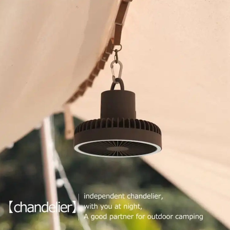 DQ212 10000mAh Outdoor Portable Camping Fan Tent Hanging Vertical Light, DQ212 (Black Grey), DQ212 (White)