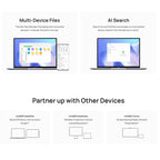 HUAWEI MateBook 14 Laptop, 14 inch Touch Screen Windows 11 Home Chinese Version, Intel 12th Gen Core i5-1240P Integrated Graphics, 16GB+1TB