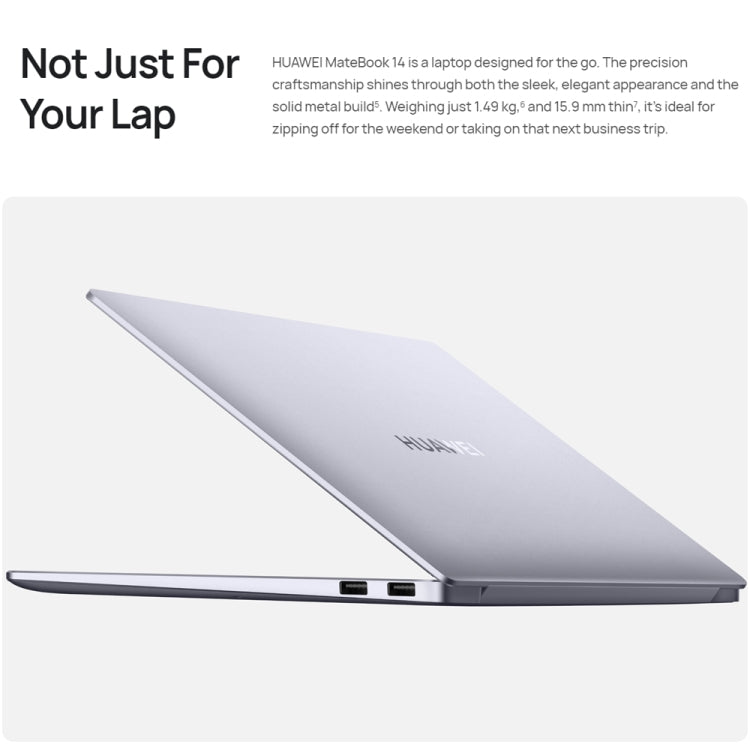 HUAWEI MateBook 14 Laptop, 14 inch Touch Screen Windows 11 Home Chinese Version, Intel 12th Gen Core i5-1240P Integrated Graphics, 16GB+1TB