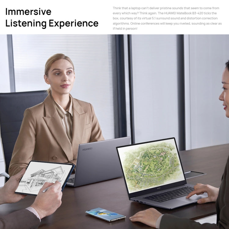 HUAWEI MateBook B3-430 Laptop, 14 inch Windows 11 Home Chinese Version, Intel 12th Gen Core i7-1260P Integrated Graphics, i7-1260P 16GB+512GB