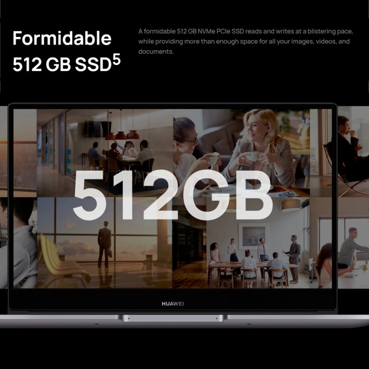 HUAWEI MateBook B3-430 Laptop, 14 inch Windows 11 Home Chinese Version, Intel 12th Gen Core i7-1260P Integrated Graphics, i7-1260P 16GB+512GB