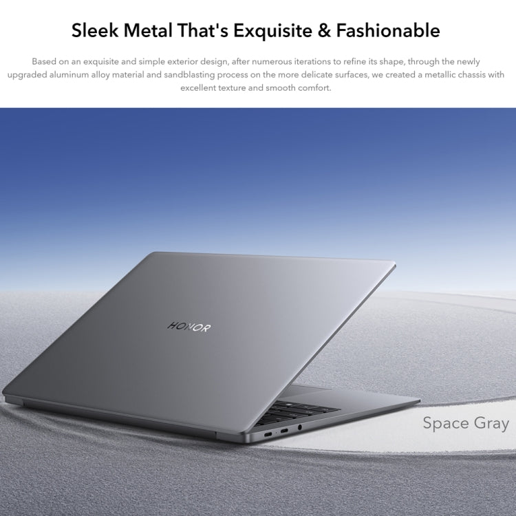 HONOR MagicBook 14 2022 Laptop, 14 inch Windows 11 Home Chinese Version, Intel 12th Gen Core i5-12500H MX550 Discrete Graphics, MX550