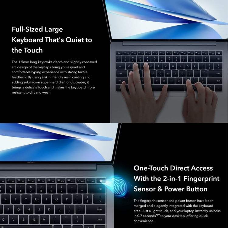 HONOR MagicBook 14 2022 Laptop, 14 inch Windows 11 Home Chinese Version, Intel 12th Gen Core i5-12500H MX550 Discrete Graphics, MX550