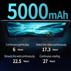 BDF P70 4G LTE Tablet PC 10.1 inch, Android 12 MTK6762 Octa Core, Support Dual SIM, EU Plug, 8GB+256GB