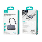 USAMS US-SJ627 4 in 1 Type-C Multifunctional Docking Station HUB, US-SJ627