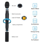 XTUGA A400-HB Professional 4-Channel UHF Wireless Microphone System with 2 Handheld & 2 Headset Microphone, A400-HB
