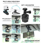 Sunnylife ZJ585 Sun Visor Camera Mount Quick Release Holder 360 Degree Rotating Vlog Bracket, ZJ585