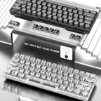 XUNFOX K30 Transparent 61-Keys Blacklit Wired Mechanical Keyboard, Cable Length: 1.5m, K30