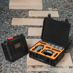 Sunnylife Safety Carrying Case Large Capacity Waterproof Shock-proof Hard Travel Case, For DJI Air 3 Standard Version, For DJI Air 3 Multi-battery Flying Version