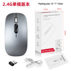 HXSJ M103 1600DPI 2.4GHz Wireless Rechargeable Mouse, 2.4GHz Grey, 2.4GHz Silver