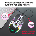 HXSJ T30 2400DPI RGB 2.4GHz Wireless Mouse