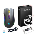 HXSJ T69 4800DPI RGB 2.4GHz Wireless Mouse, T69
