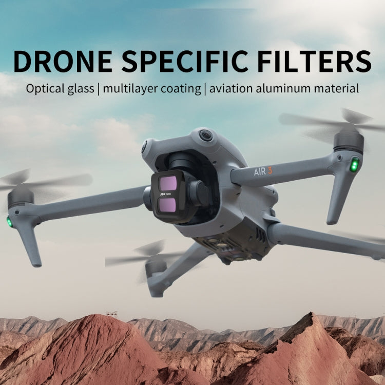 JSR KB Series Drone Lens Filter, For DJI Air 3 MCUV, For DJI Air 3 CPL, For DJI Air 3 ND8, For DJI Air 3 ND16, For DJI Air 3 ND32, For DJI Air 3 ND64, For DJI Air 3 ND256, For DJI Air 3 ND1000, For DJI Air 3 ND8PL, For DJI Air 3 ND16PL                 ...