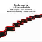 Children 8 Lattice Yoga Stretch Band Dance Elastic Band Resistance Band, Children