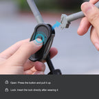 RUIGPRO Lazy Neck Bracket POV View Mount, Standard with Strap, With J-Hook Buckle, With Phone Clamp & Adapter