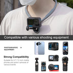 RUIGPRO Lazy Neck Bracket POV View Mount, Standard with Strap, With J-Hook Buckle, With Phone Clamp & Adapter