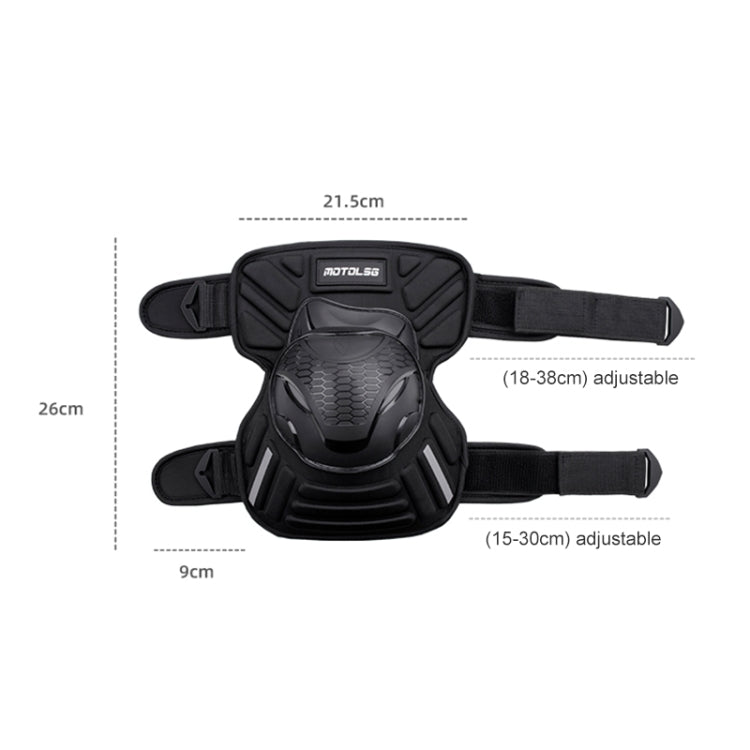 Motolsg MT03 Motorcycle Bicycle Riding Protective Gear, 2 in 1 Knee Pads