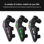 Motolsg MT-05 Motorcycle Bicycle Riding Protective Gear, 2 in 1 Knee Pads, 2 in 1 Elbow Pads, 4 in 1 Elbow Pads